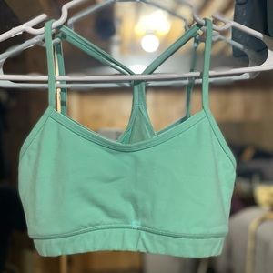 Mint green Lululemon training sports bra!